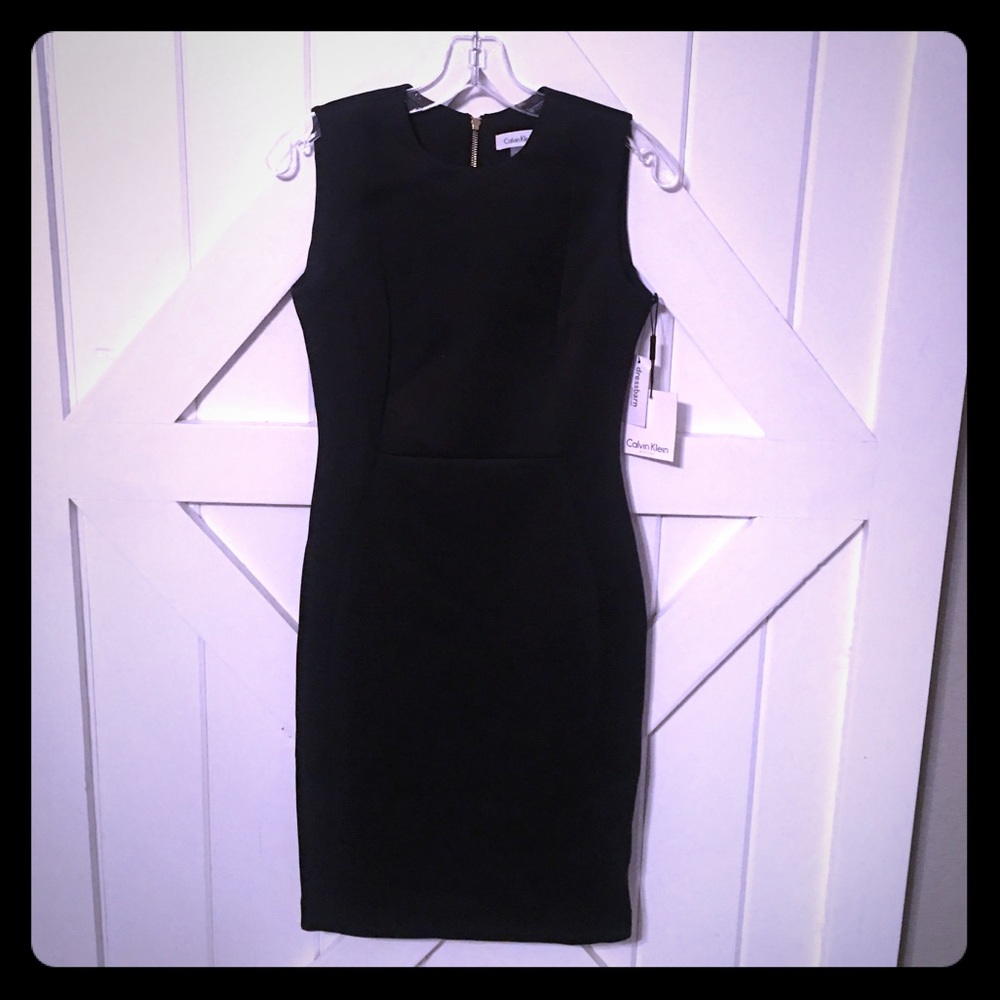Calvin Klein Black Sheath Dress - NWT!!!